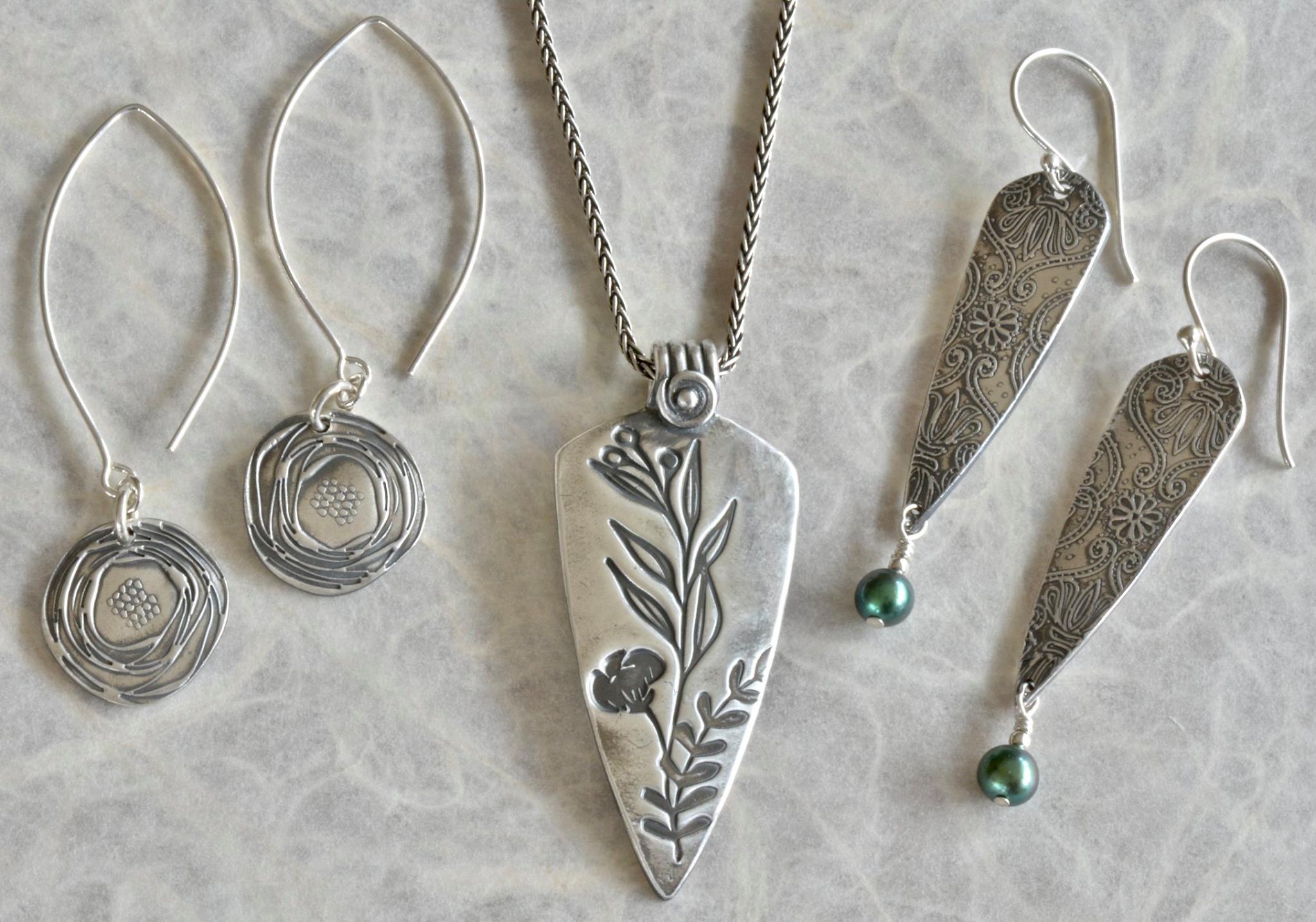 Silver Metal Clay Classes MA - Heart and Stone