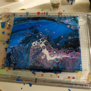Acrylic Pour Painting workshops with Mary Reshetar