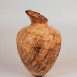 Wood vase