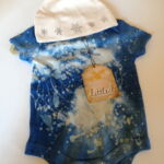 Indigo one piece by artist Jill Spiro