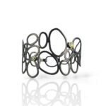 Bracelet with circles by artist Adrienne Neszmelyi-Romano