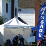 Robert Danley massage therapy booth