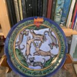 Ceramic plate with animals by artist Eric Boynton