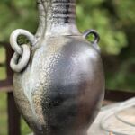 Pot with handles by artist JoAnne Sutkin