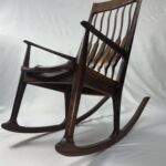 Wood chair by artist Nick Martier