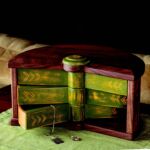 Wood jewelry box