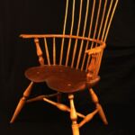 Wood chair by artist Ryan Lee
