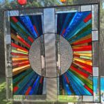 Stained glass by artist Tina Feldi