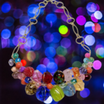 Colorful bead necklace