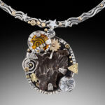 Necklace with large pendant